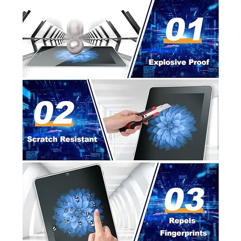 Tempered Glass Front + Rear Film Protector for Tesla Model 3 Highland Model Y Juniper 2025