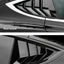 ABS Rear Car Window Shutter Cover For Tesla Model 3 2017-2023 Highland 2024 Louver Side Vent Trim Triangle Modified Accessories