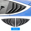 ABS Rear Car Window Shutter Cover For Tesla Model 3 2017-2023 Highland 2024 Louver Side Vent Trim Triangle Modified Accessories