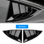 ABS Rear Car Window Shutter Cover For Tesla Model 3 2017-2023 Highland 2024 Louver Side Vent Trim Triangle Modified Accessories