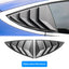 ABS Rear Car Window Shutter Cover For Tesla Model 3 2017-2023 Highland 2024 Louver Side Vent Trim Triangle Modified Accessories