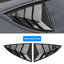 ABS Rear Car Window Shutter Cover For Tesla Model 3 2017-2023 Highland 2024 Louver Side Vent Trim Triangle Modified Accessories