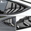 ABS Rear Car Window Shutter Cover For Tesla Model 3 2017-2023 Highland 2024 Louver Side Vent Trim Triangle Modified Accessories