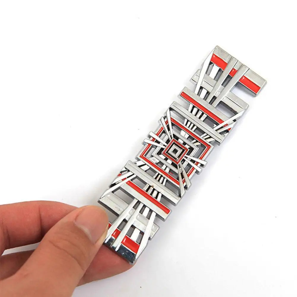 Plaid For Tesla Model 3 Y S X Tail Tag Trunk 3D Logo Zinc Alloy Vehicle Label Emblems PLAID Badge