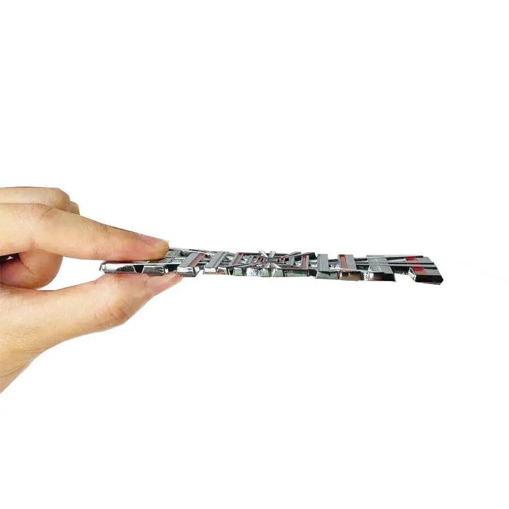 Plaid For Tesla Model 3 Y S X Tail Tag Trunk 3D Logo Zinc Alloy Vehicle Label Emblems PLAID Badge