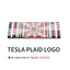 Plaid For Tesla Model 3 Y S X Tail Tag Trunk 3D Logo Zinc Alloy Vehicle Label Emblems PLAID Badge