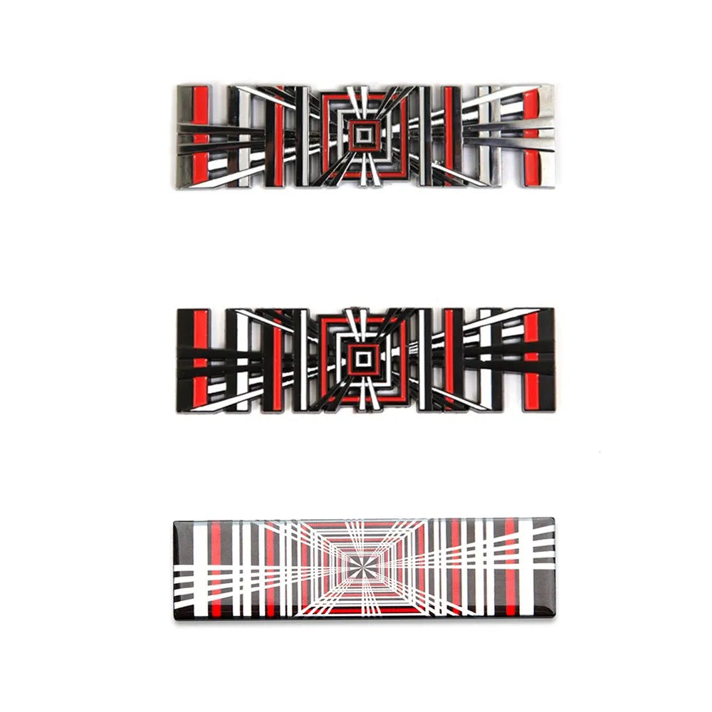 Plaid For Tesla Model 3 Y S X Tail Tag Trunk 3D Logo Zinc Alloy Vehicle Label Emblems PLAID Badge