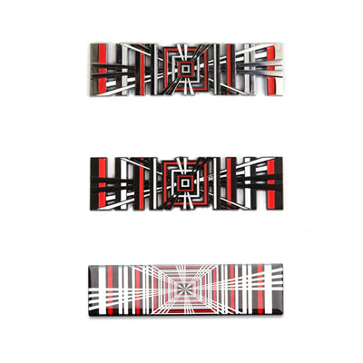 Plaid For Tesla Model 3 Y S X Tail Tag Trunk 3D Logo Zinc Alloy Vehicle Label Emblems PLAID Badge