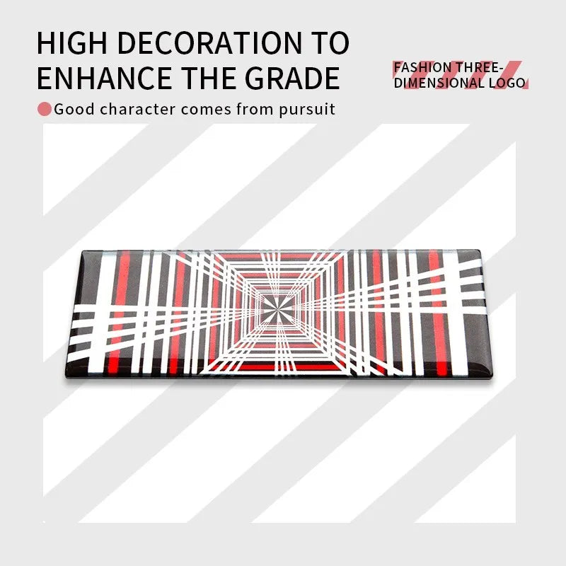 Plaid For Tesla Model 3 Y S X Tail Tag Trunk 3D Logo Zinc Alloy Vehicle Label Emblems PLAID Badge