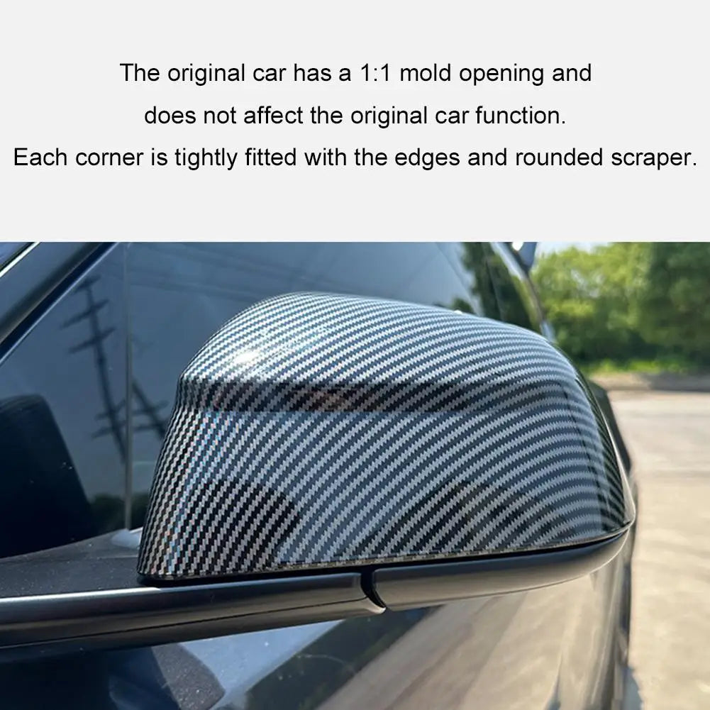 2pcs/set Carbon Fiber ABS Shell For Tesla Model Y New 2025/26 Juniper
