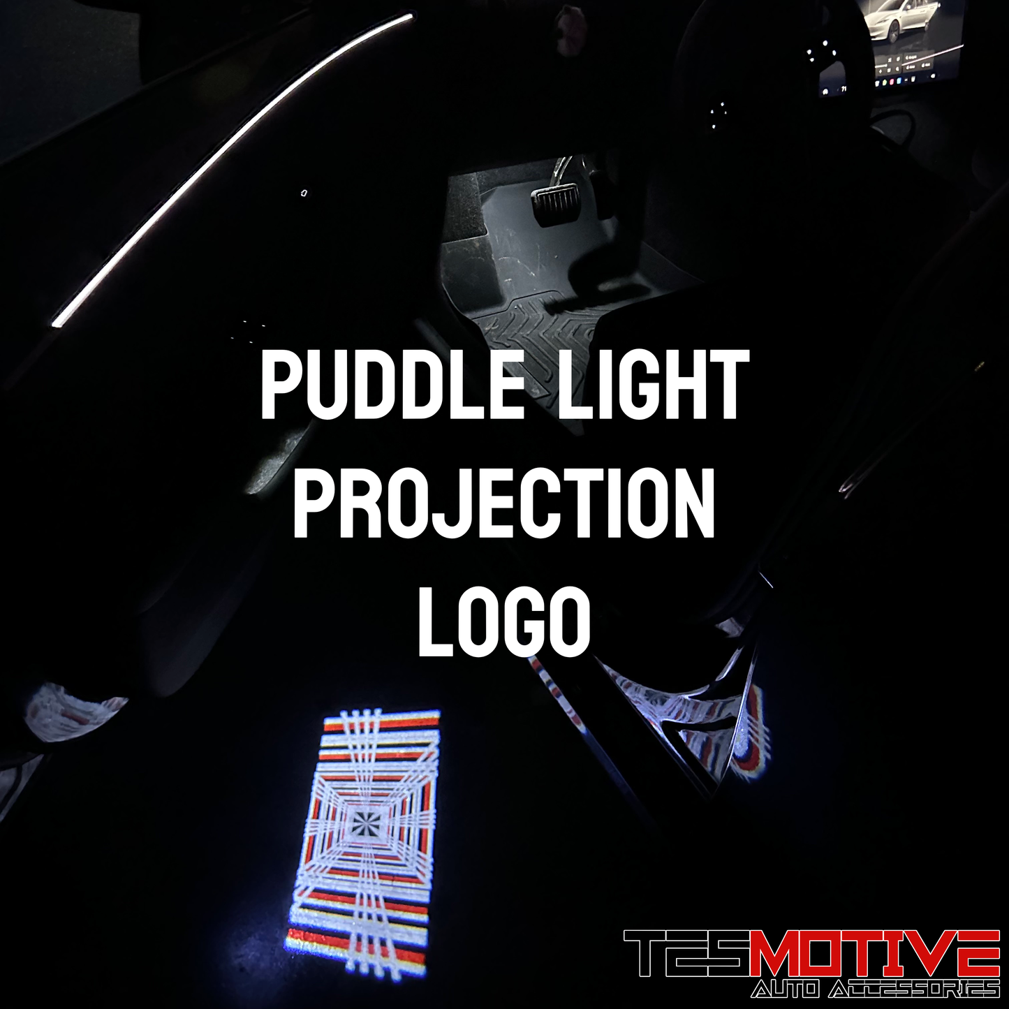 Plaid/ Launch Edition Projection Door Puddle Light LR Pair